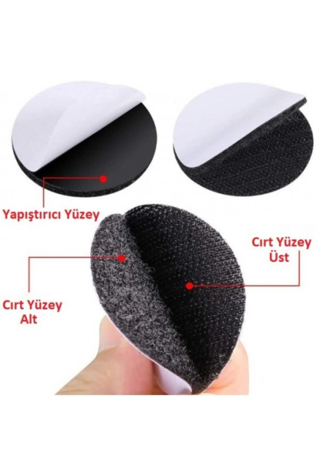 Halı Kaydırmaz Bant Kayma Önleyici Cırtlı Yapışkan Bant 10 Adet