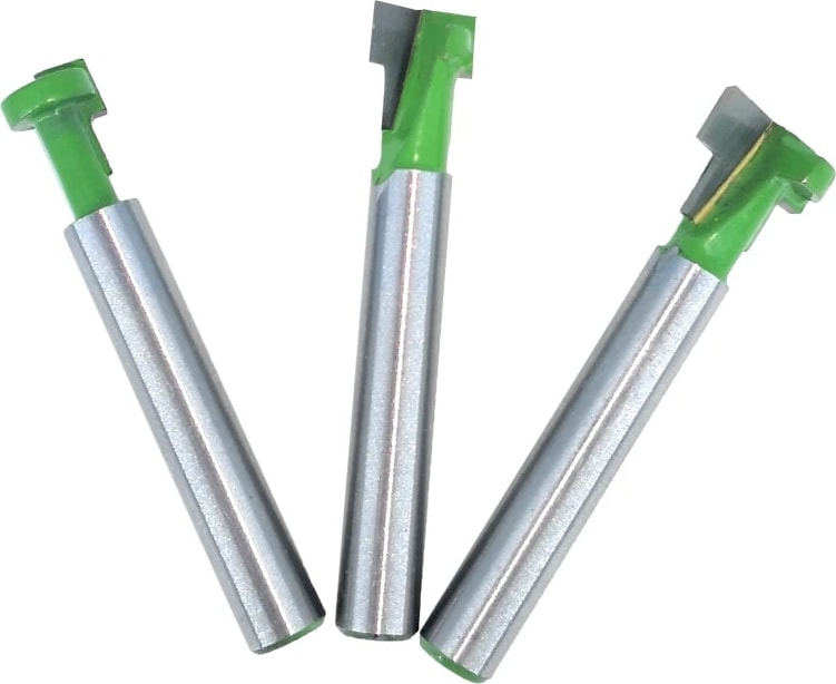 6mm Shank 1 Adet 9.52MM 1 Adet 1/4 "şapk 6.35MM T-Yuvası Kesici Yönlendirici Bit Seti Altıgen Cıvata Anahtar Delik Uçları T Planya Freze Kesici Ahşap Ağaç Işleme Için MC01190 (Yurt Dışından)