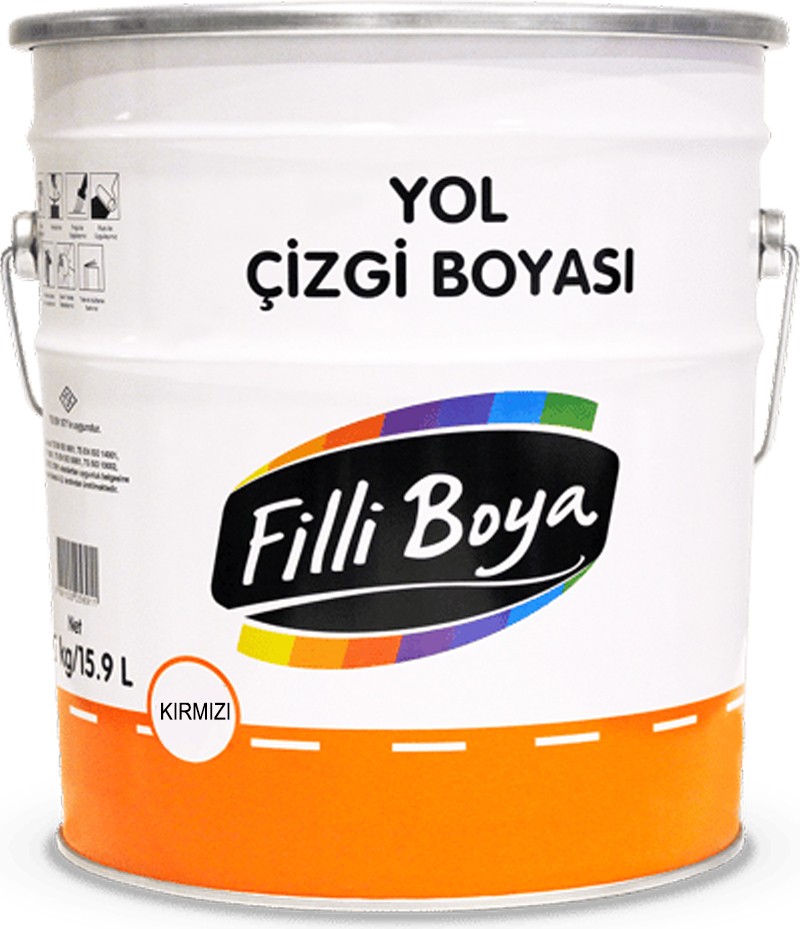 Yol Çizgi Boyası Kırmızı 25 kg