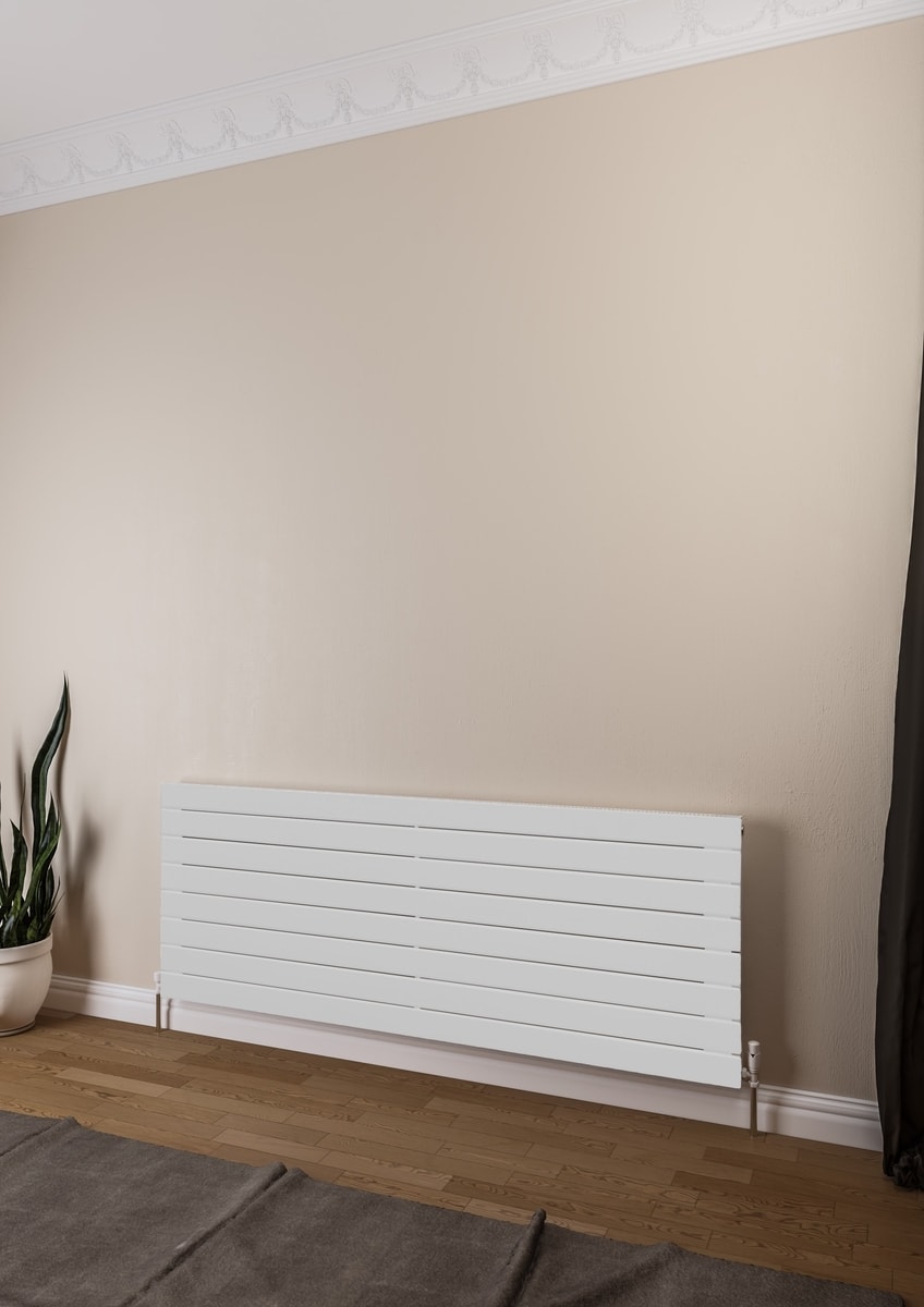 Teos Çelik Radyatör 1400 x 595 Beyaz Ral 9016 Gloss 80