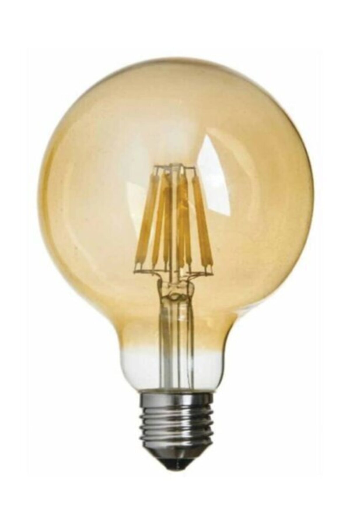 G95 Filament  Tip Rustik Sarı Cam Ampul 8 W Led Ampul - Gün Işığı Erd-86