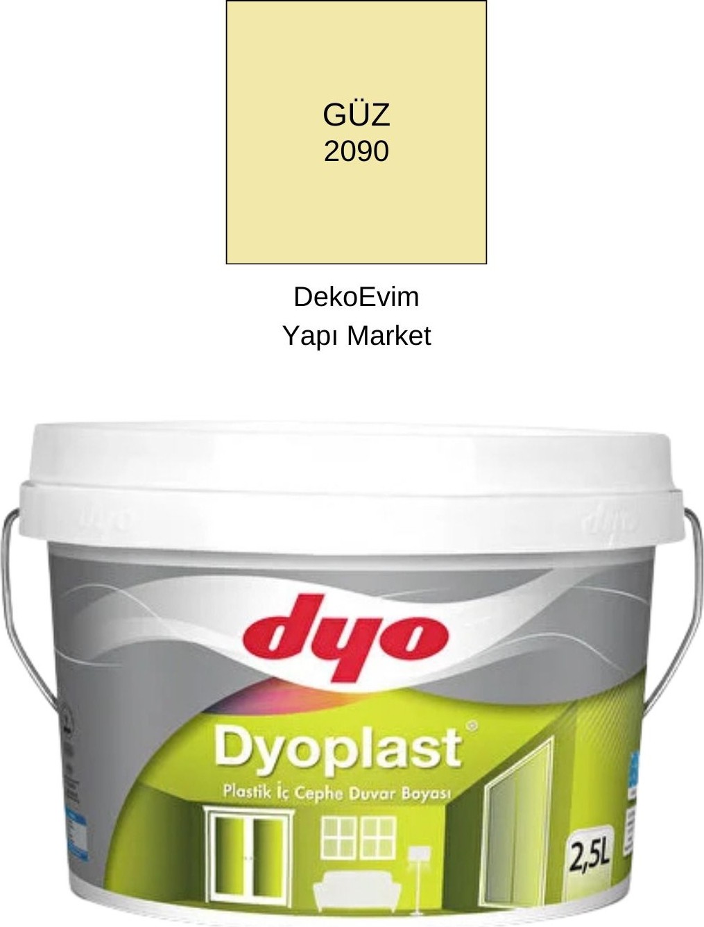 plast Plastik Iç Cephe Duvar B. Güz 2,5 Lt.