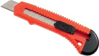 Ergonomik Tasarımlı Plastik Maket Bıçağı 18 mm Keskin Bıçak Endüstriyel Kullanım için