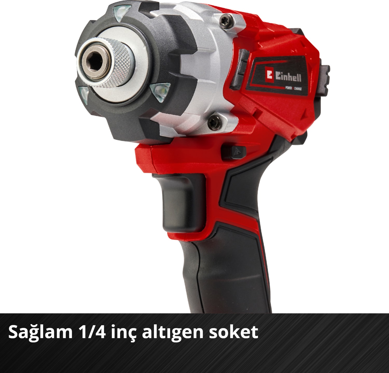 EİNHELL Akülü Darbeli Vidalama TE-CI 18/1 Li-Solo Power X-Change (Li-Ion, 18V, 0-2300 devir/dk, maksimum sert tork 140 Nm, devir kontrol elektroniği, akü ve şarj cihazı dahil değildir) - 4510034