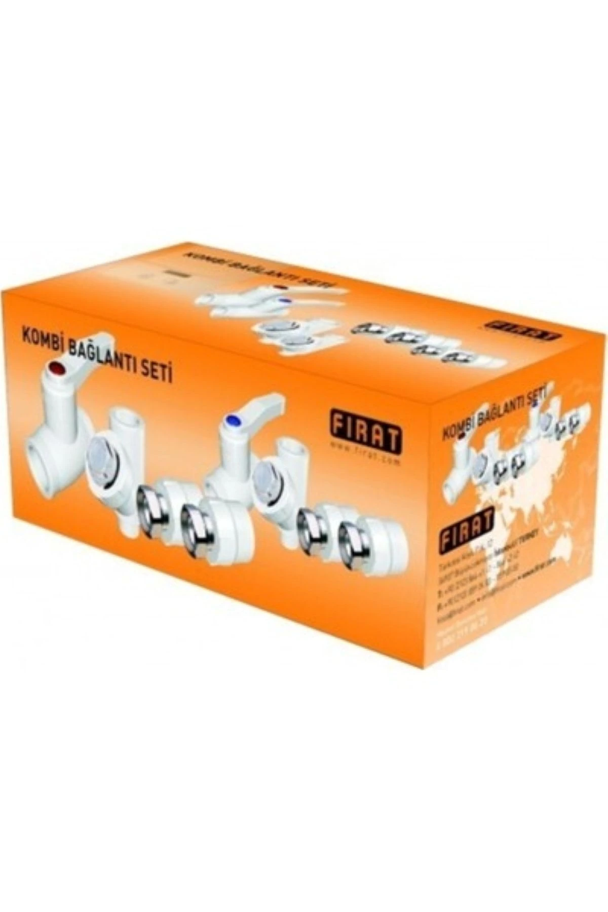 Kombi Seti Döner Başlı Rakorlu / 8'li Kutu (1ADET)