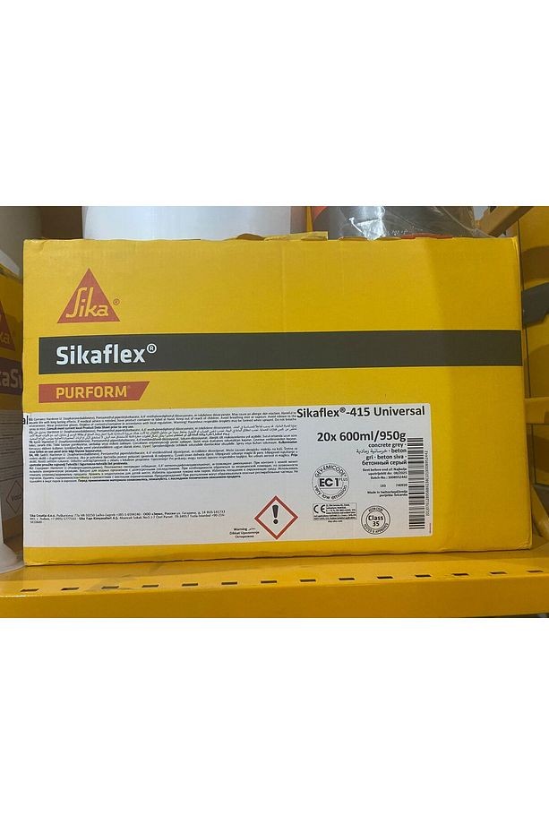 flex-415 Universal Zemin-duvar derzleri için poliüretan derz dolgusu ve yapıştırıcı 600ml Gri