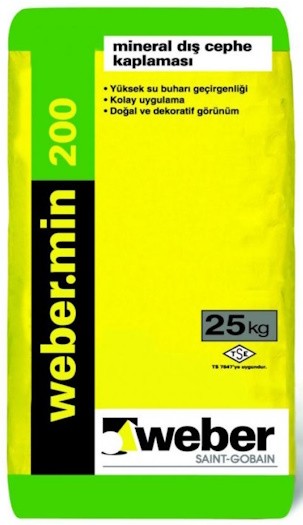 Weber Min 200 Son Kat Dış Cephe Kaplaması 25 kg