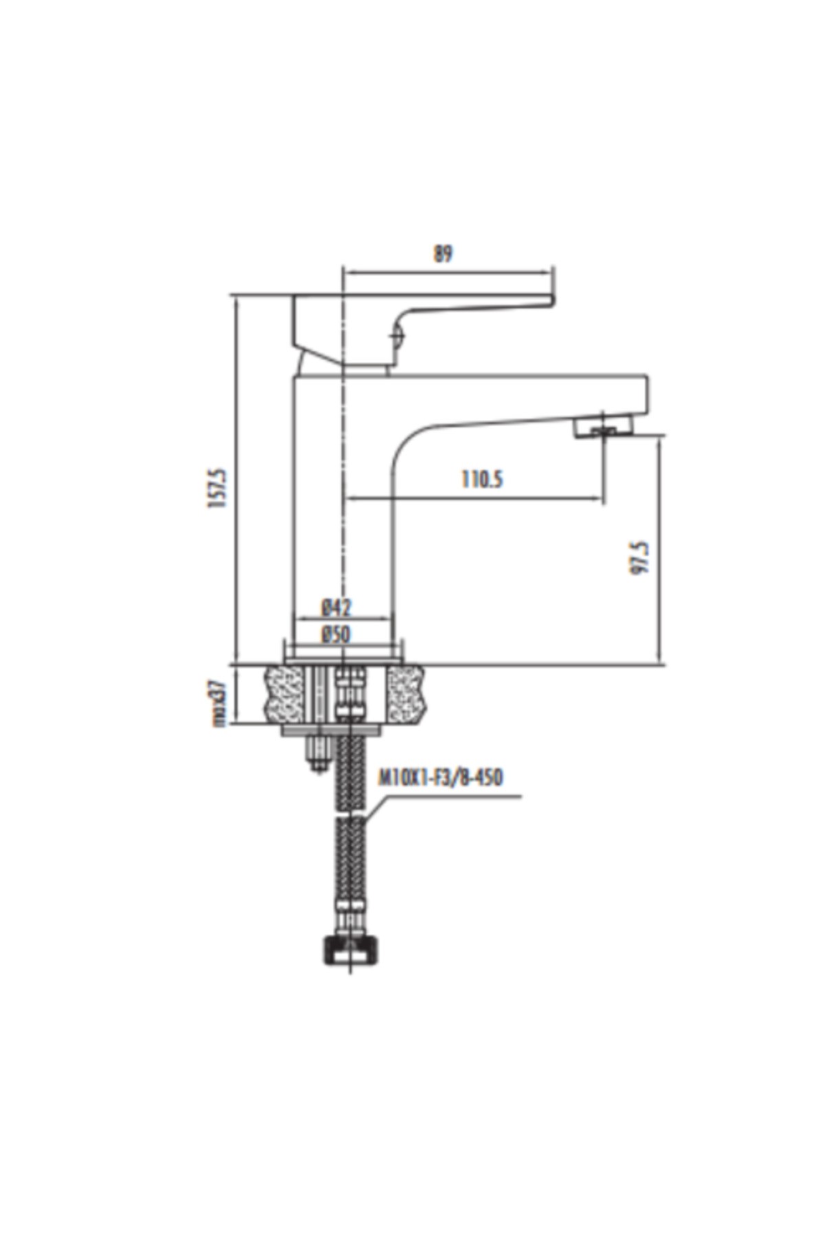 Btu.sr1500 Sharp Lavabo Armatürü