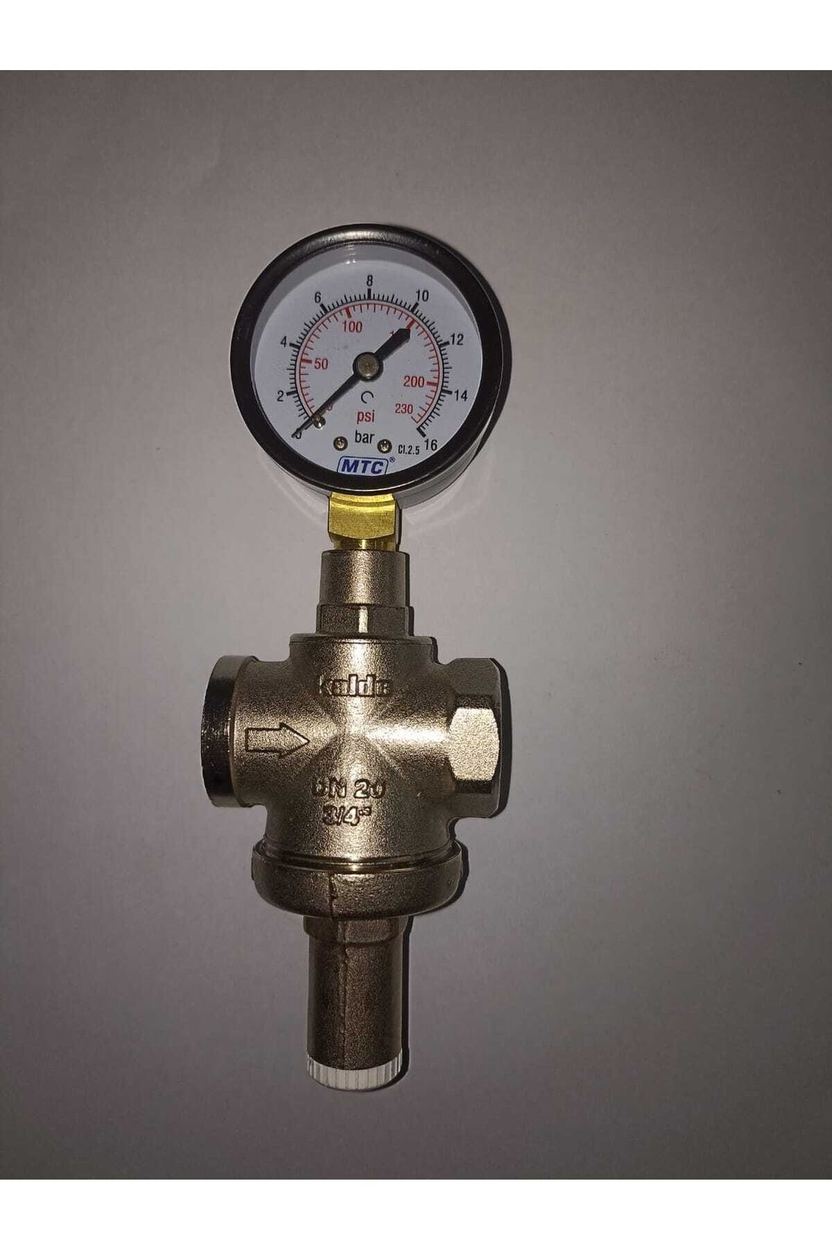 Basınç Düşürücü Regülatörü 3/4 Rekorsuz Manometreli Teflon Bant Hediyeli