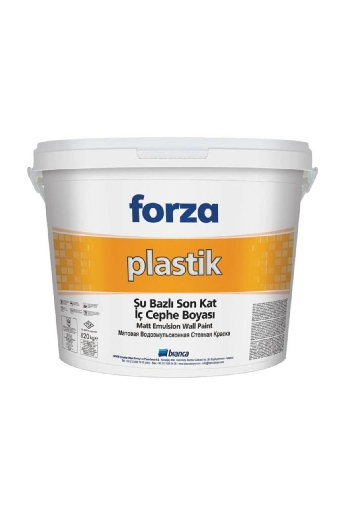 Forza Plastik Boya 3.50Kg 1055 Mıstık Beyaz