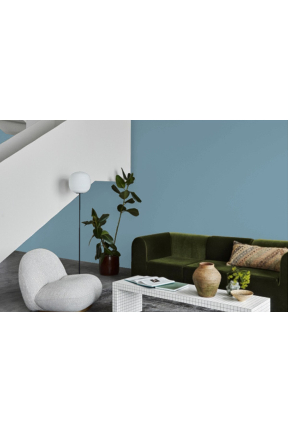 Retro Mavi 5159 Fenomastic Güzel Evim Serisi Saf Ipek 2lt