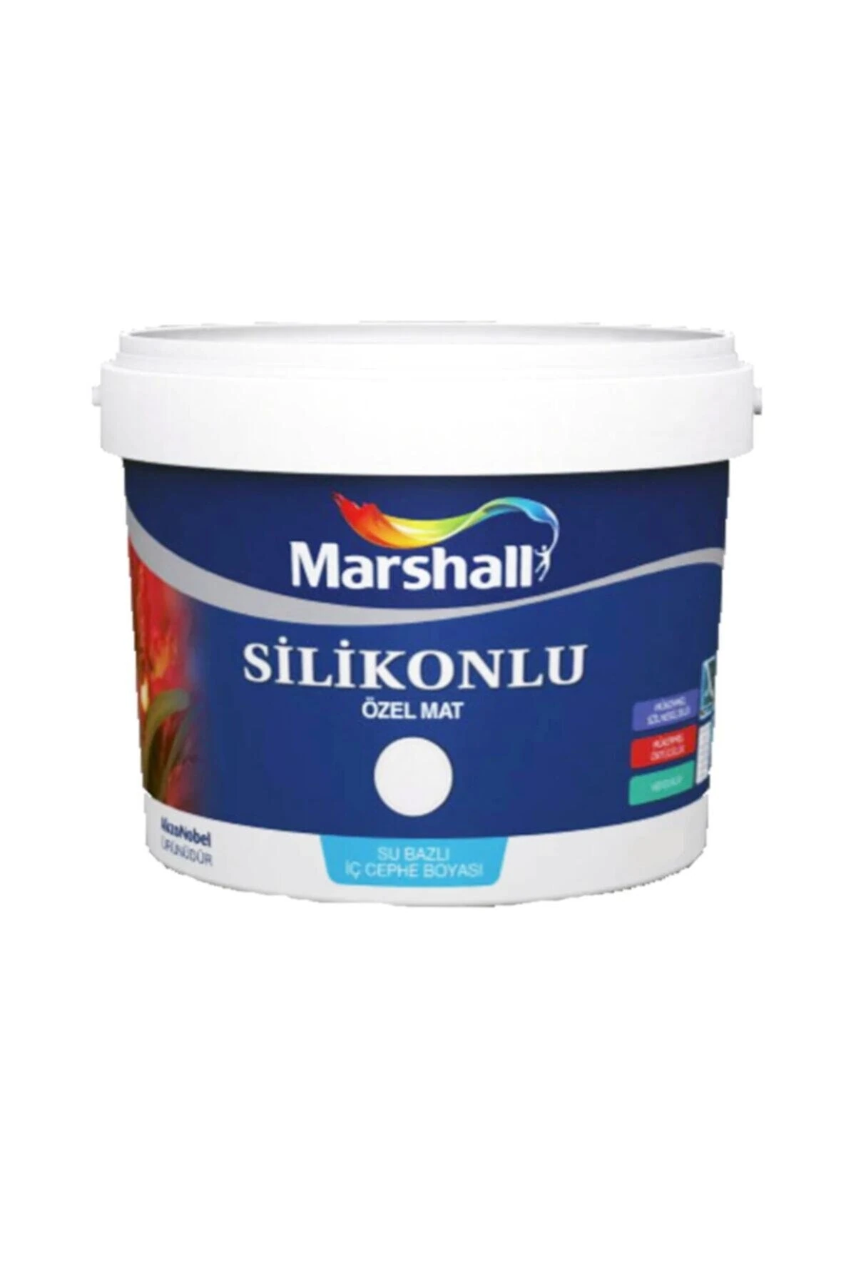 Silikonlu Özel Mat Iç Cephe Duvar Boyası 2,5 Lt Şeftali Aroma
