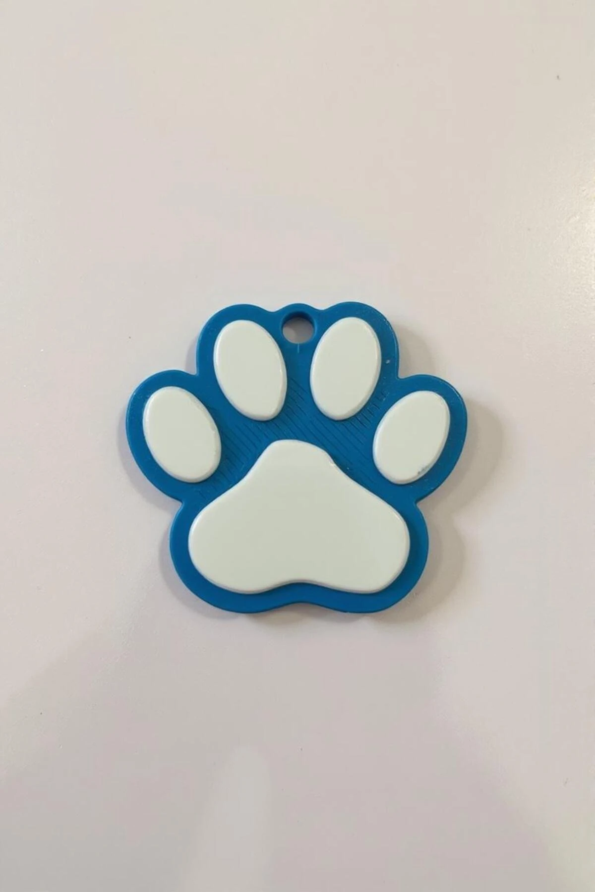 Akıllı NFC Kedi Kimlik Anahtarlığı-Pati Şekilli, Temassız Bilgi Paylaşımı (Kırmızı / Mavi / Siyah)