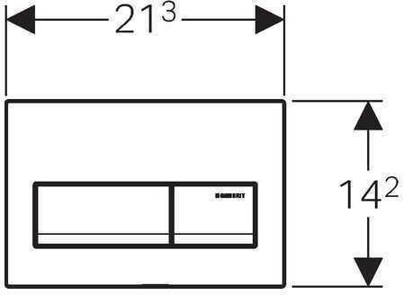 Alpha Gömme Rezervuar Seti 8 cm - ALPHA50 Siyah