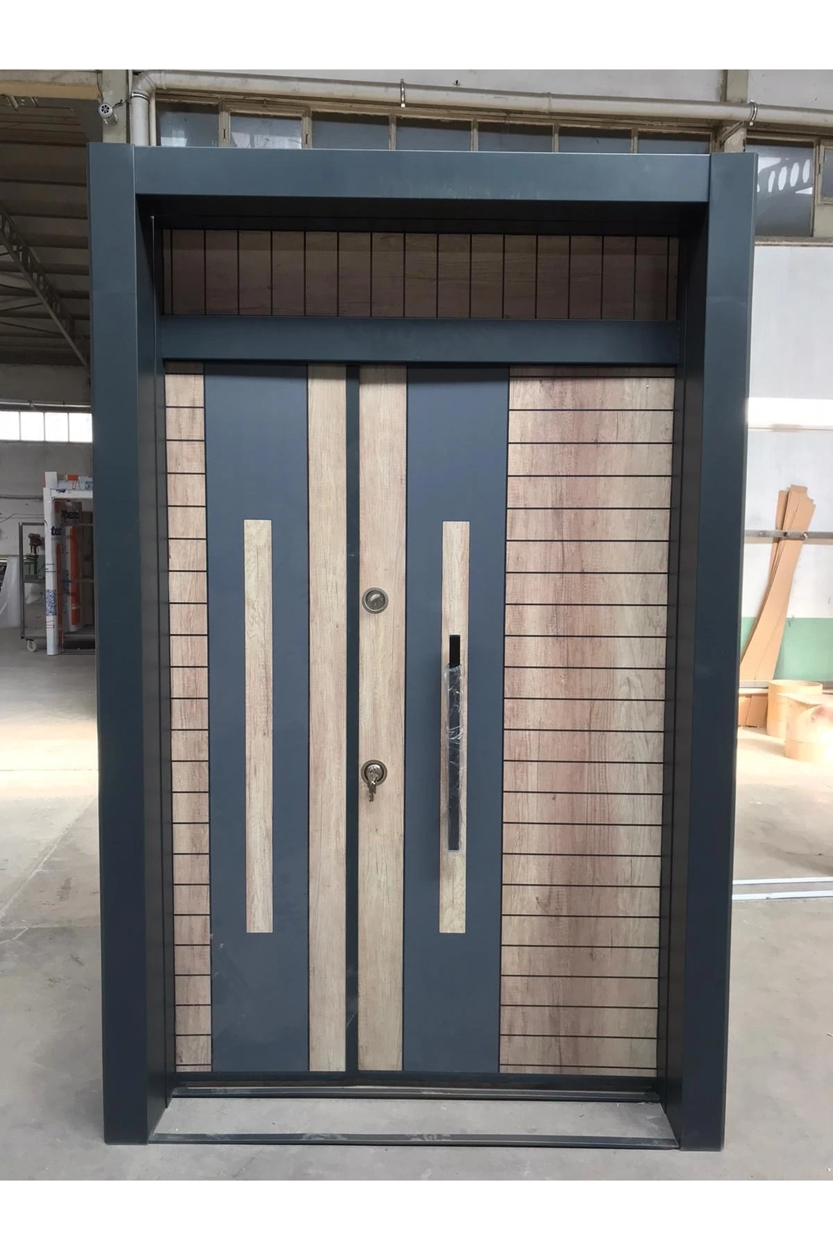 Çelik Kapı Modelleri, Villa Kapısı, Apartman Giriş Kapısı Sol Açılım