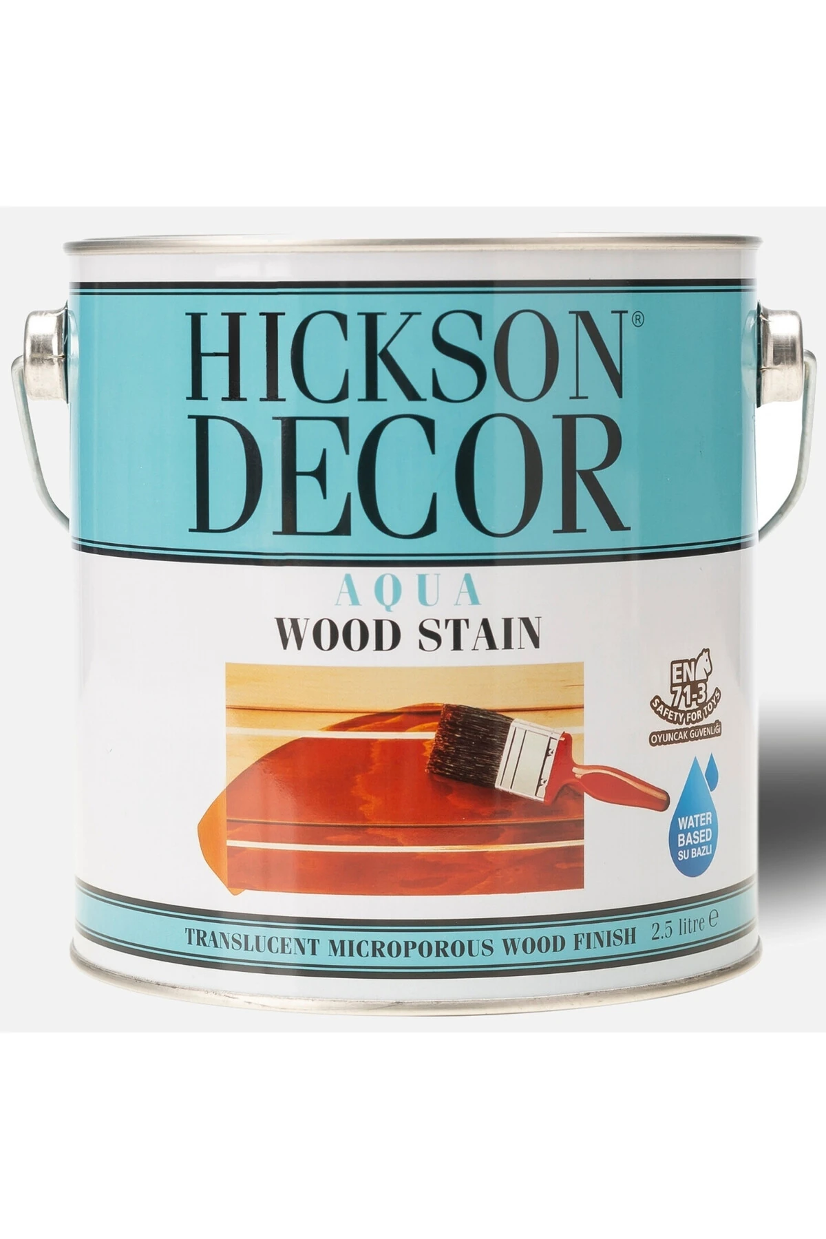 Ultra Wood Stain Su Bazlı - Renkli Ahşap Vernik - 1 Lt - OCEAN