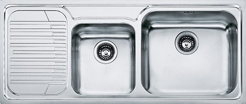 Gax 621 Sol Damlalıklı Galassia Tezgah Üstü Inox Eviye