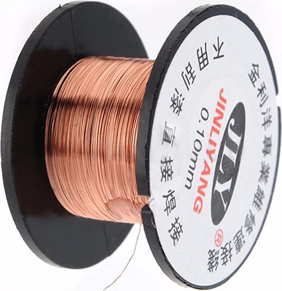 BOSCH 0.10MM Jly Emaye Bobin Teli Emaye Kaplı Bakır Tel Bobin Yol Çekme