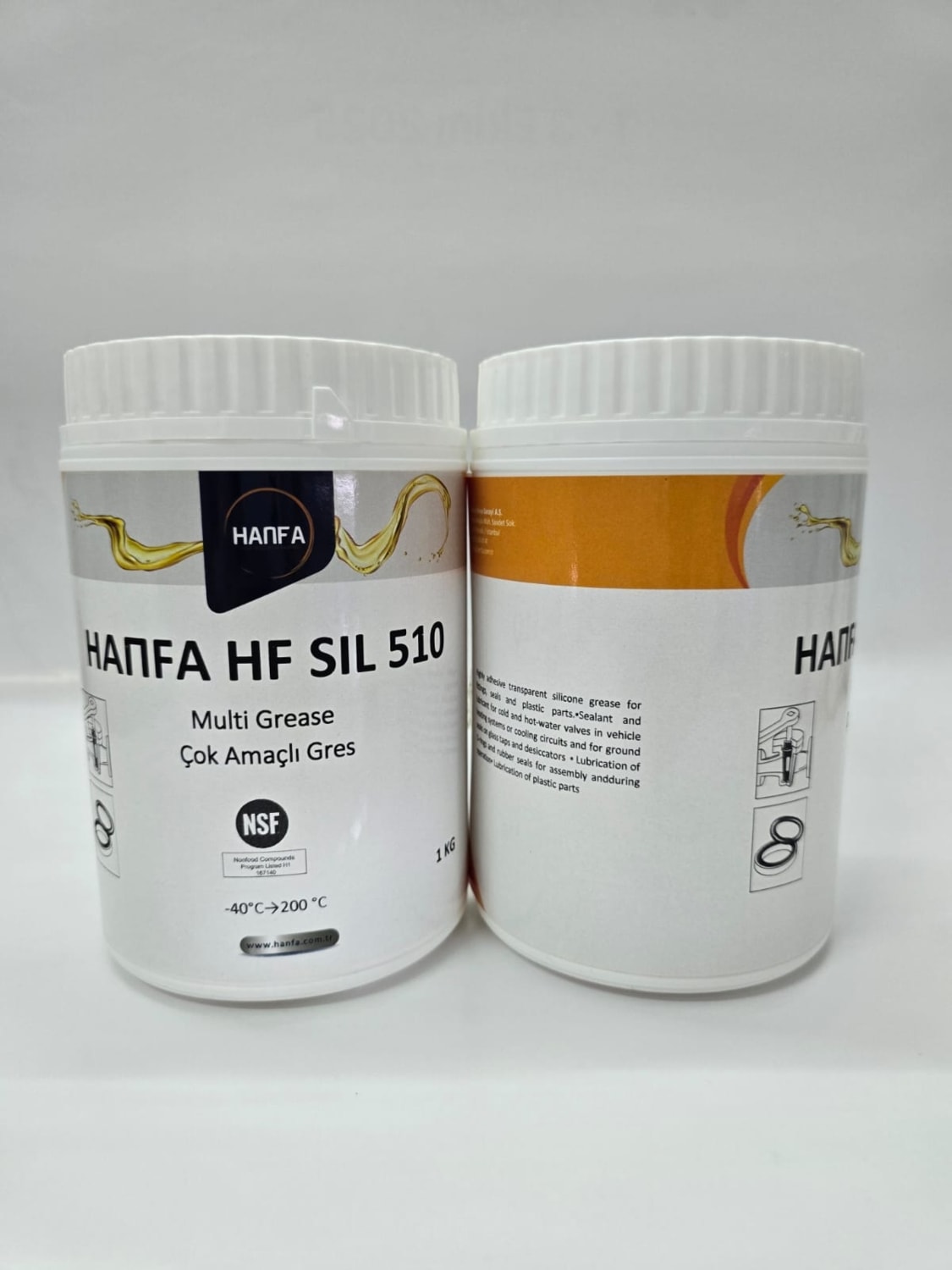 Hf-Sil 510 Gıda Onaylı Multi Silikon Gres