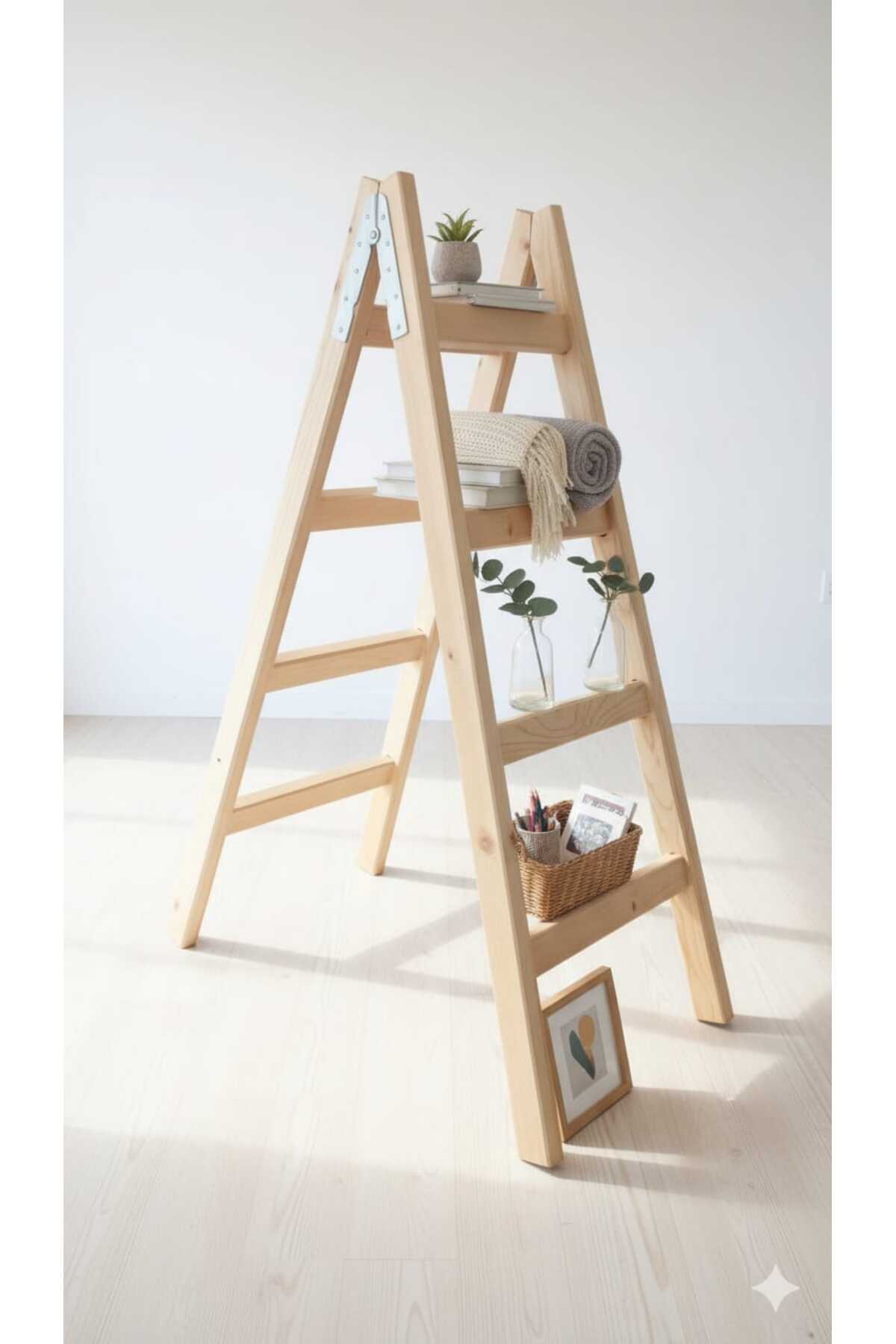 4 Basamaklı A Tipi Çift Çıkışlı Merdiven