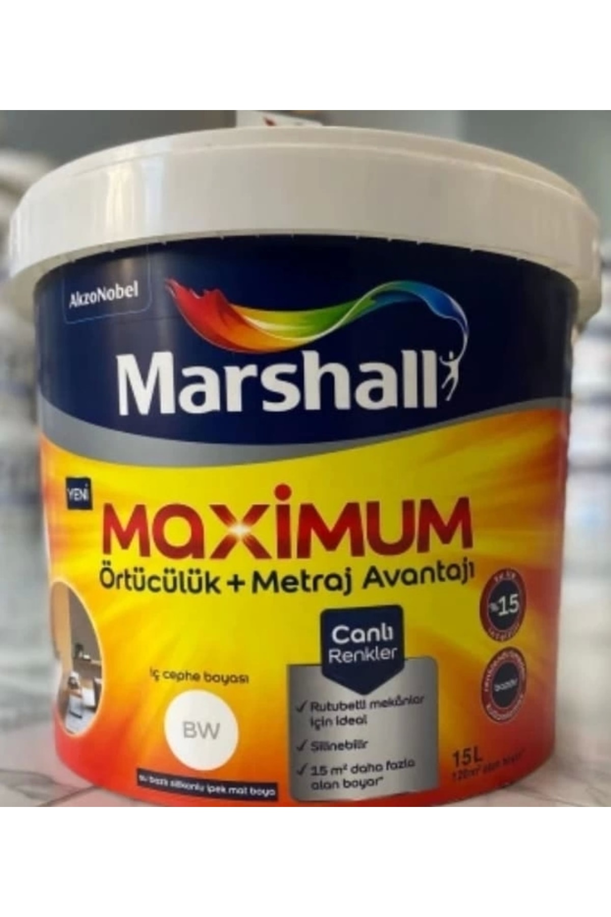 Maximum Mat 15 Lt Iç Cephe Boyası