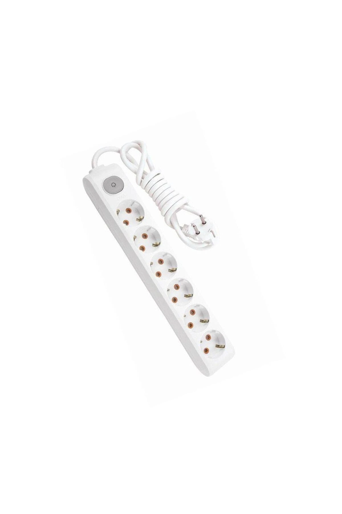 Viko Multi-let 6'lı Priz Anahtarlı Topraklı Çocuk Korumalı - 1 Metre Beyaz
