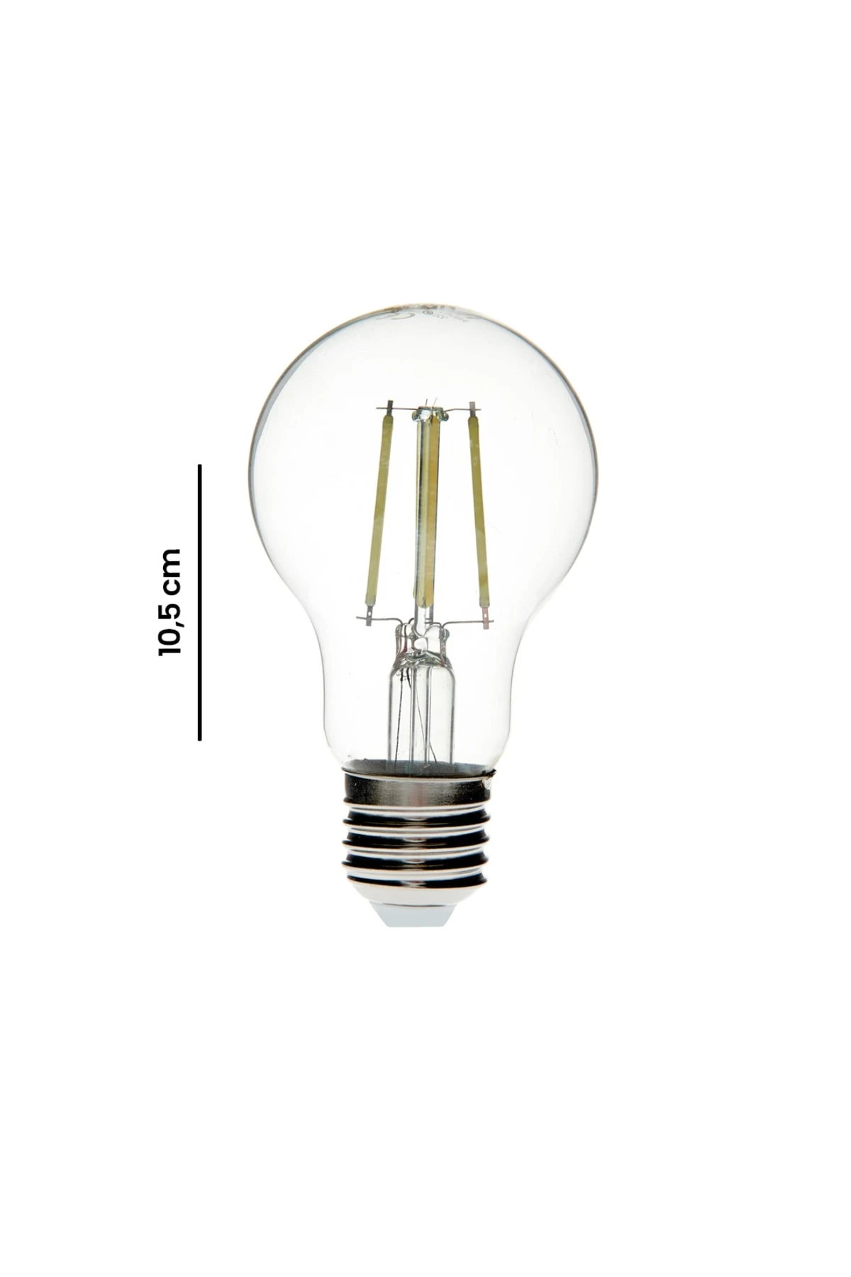 A60 6W Şeffaf E27 Ampul - 6500K Beyaz Işık