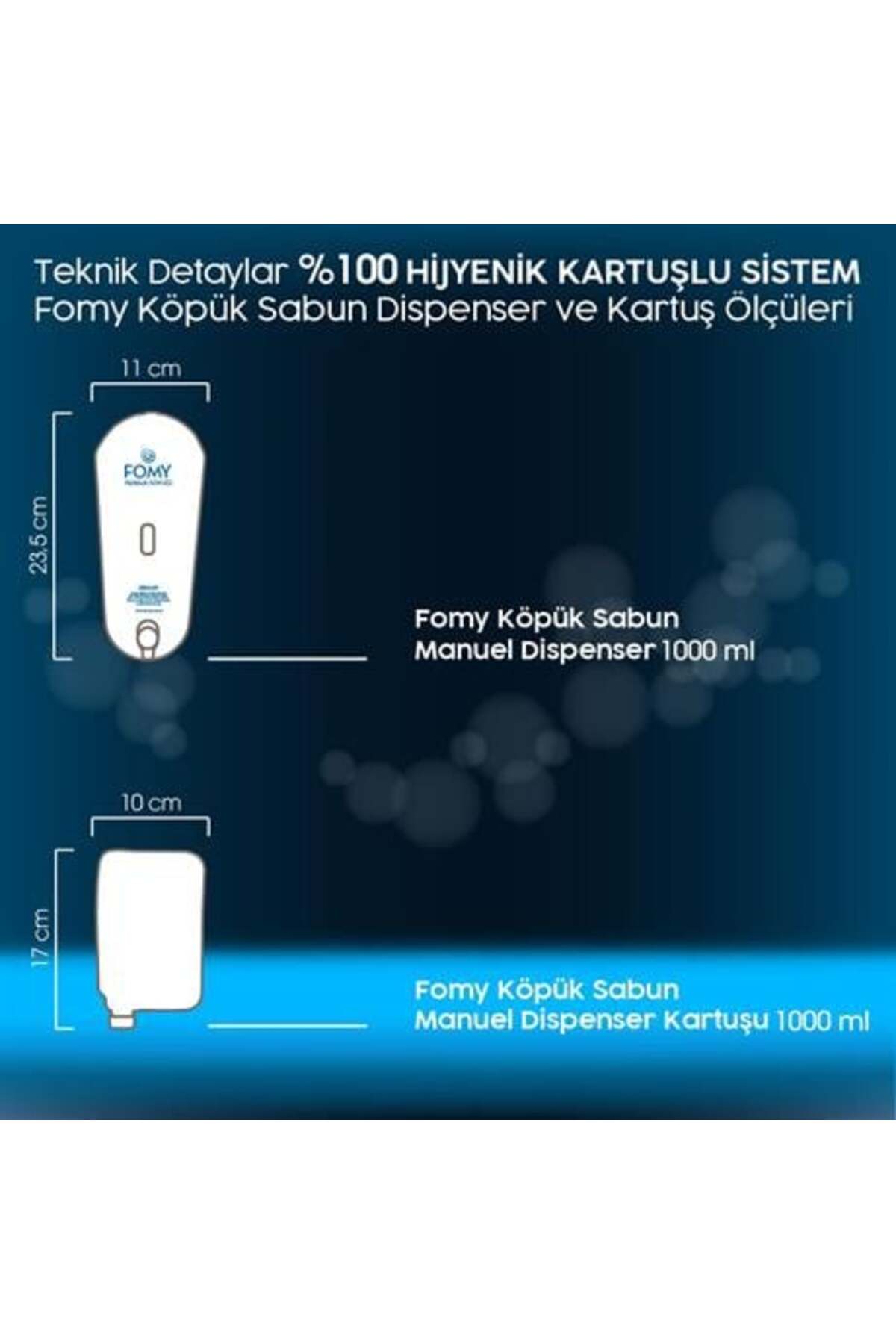 Köpük Sabun Gagalı Beyaz Dispenser 1000 ml