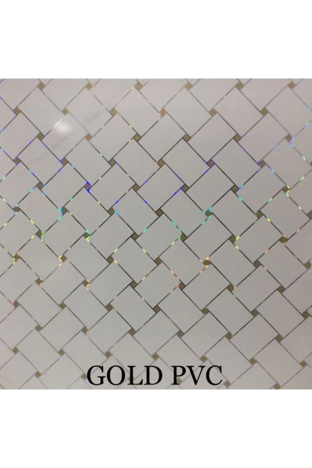  60X60 PVC ASMA TAVAN PANELİ GOLD DESEN 20 ADET  7,20 M2 