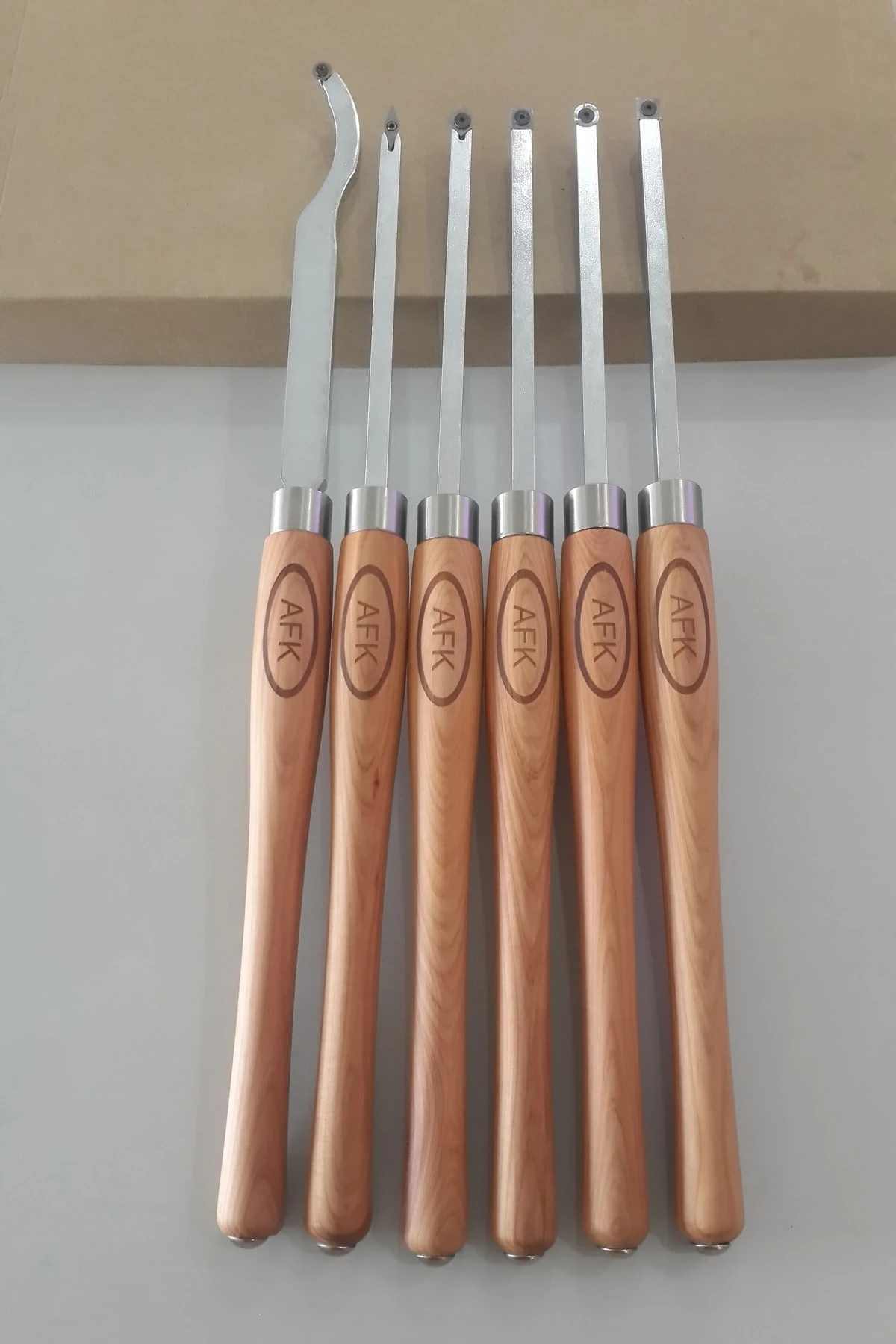 Ağaç Torna Makineleri İçin Yüksek Kalite Karbür Uçlu 6'LI Bıçak seti