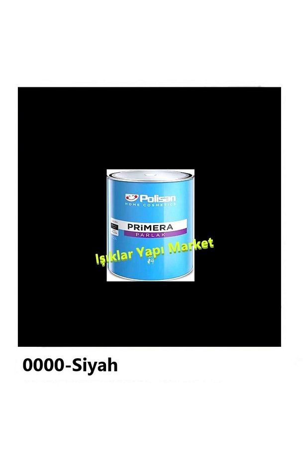 metal ve ahşap boyası-sentetik-parlak-yağlı boya-primera parlak-2,5Lt. -siyah