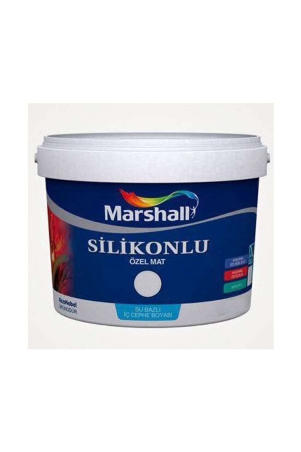 Silikonlu Özel Mat Iç Cephe Boyası 0,75 Lt 1 Kg Cennet Koyu
