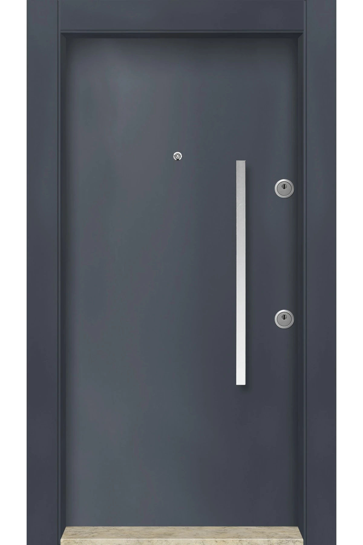 Dış Iklim Kapısı, Yağmura Güneşe Dayanıklı Çelik Kapı, Mn-6009 Sol