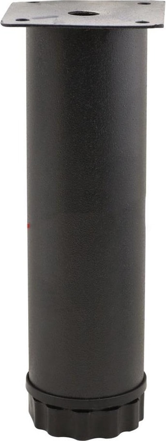 Metal 25 cm Özel Mat Siyah Boyalı Ayarlı Mobilya Koltuk Ayağı