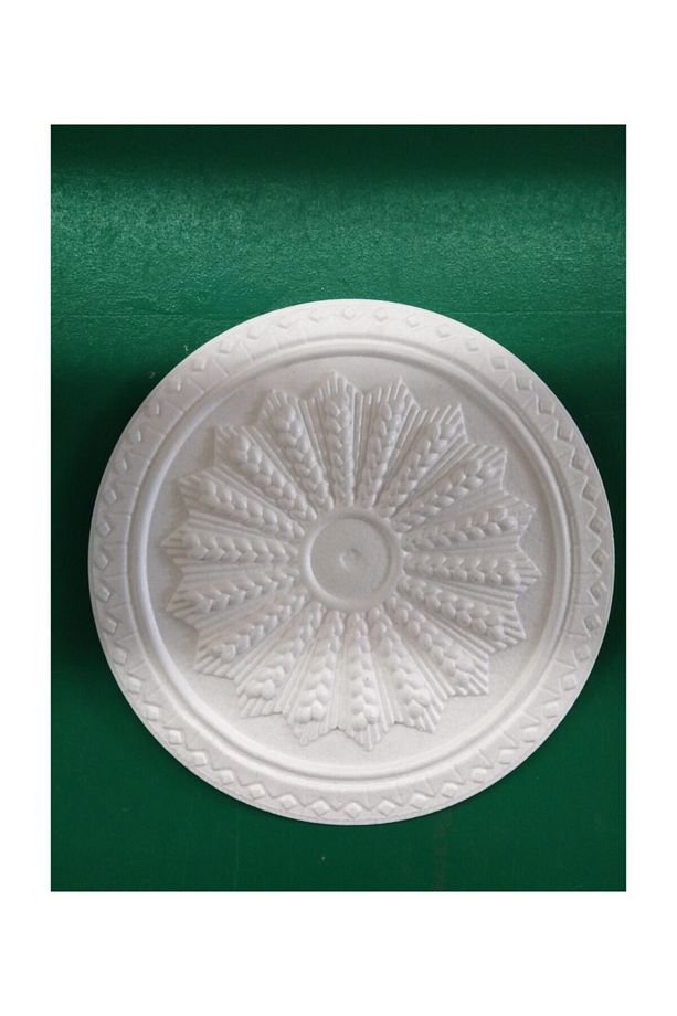 Dekor Göbek Kartonpiyer Stropiyer Tavan Lamba Göbeği - Başak 39 cm