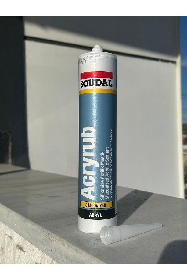 ACRYRUB SİLİKONİZE MASTİK ANTRASİT 500 gr
