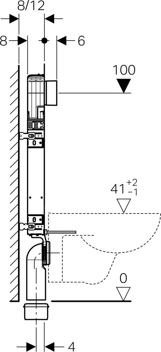 - Alpha 8 Cm Kombifix Gömme Rezervuar