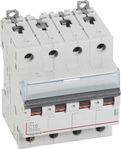 Trifaze Dört Kutuplu 4X16A C Tipi Otomatik Sigorta 10KA 409336