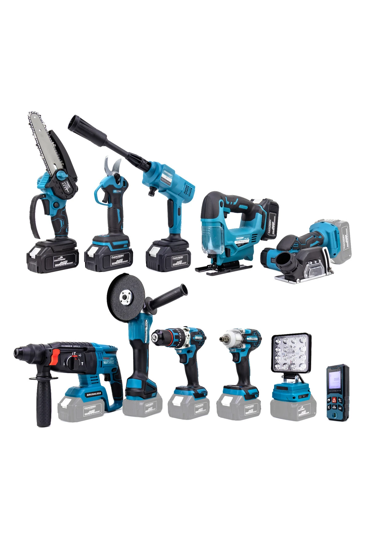 ONBİRLİ SET Ş.HİLTİ+Ş.SPRAL+S.SIKMA+MATKAP+Ş.TESTERE+Ş.MAKAS+Ş.Dekupaj+Lazer Metre+OtoYıkama+Taşlama