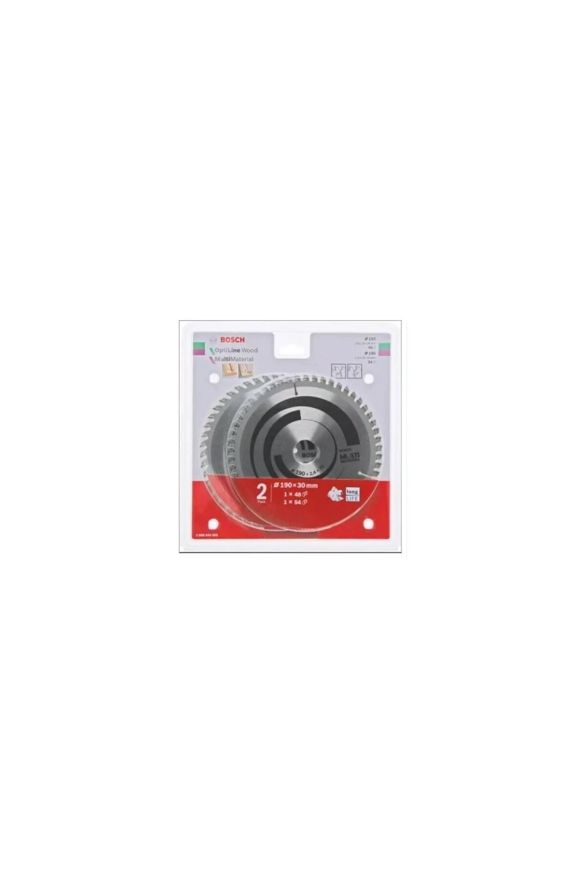 Opw Mltmtrl Daire Testere 190*30 Mm 48/54 D 2'Li Set