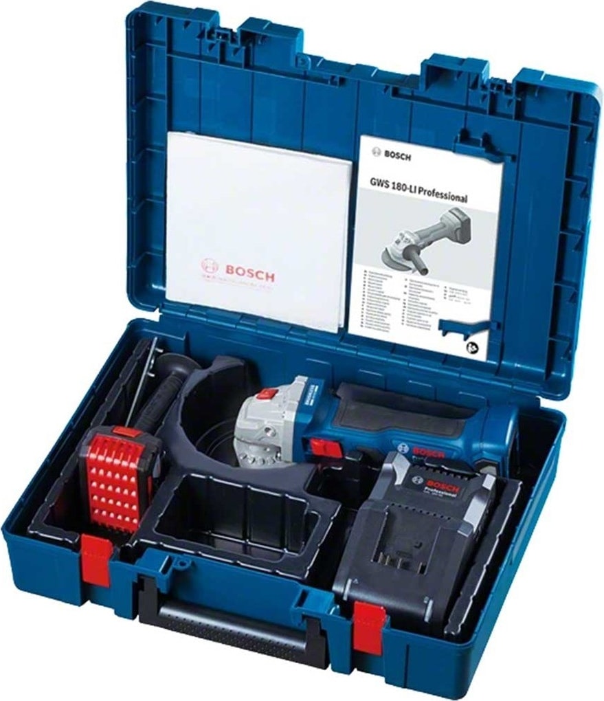 BOSCH Gws 180 Li Akülü Avuç Taşlama Tek Akü 1X4.0AH - 06019H9025