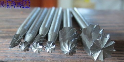 BOSCH Sinka 10'lu Dremel Proxxon 6+4 Uçlar Ahşap Metal Cam Kesme Ahşap Oyma Disk Freze Seti