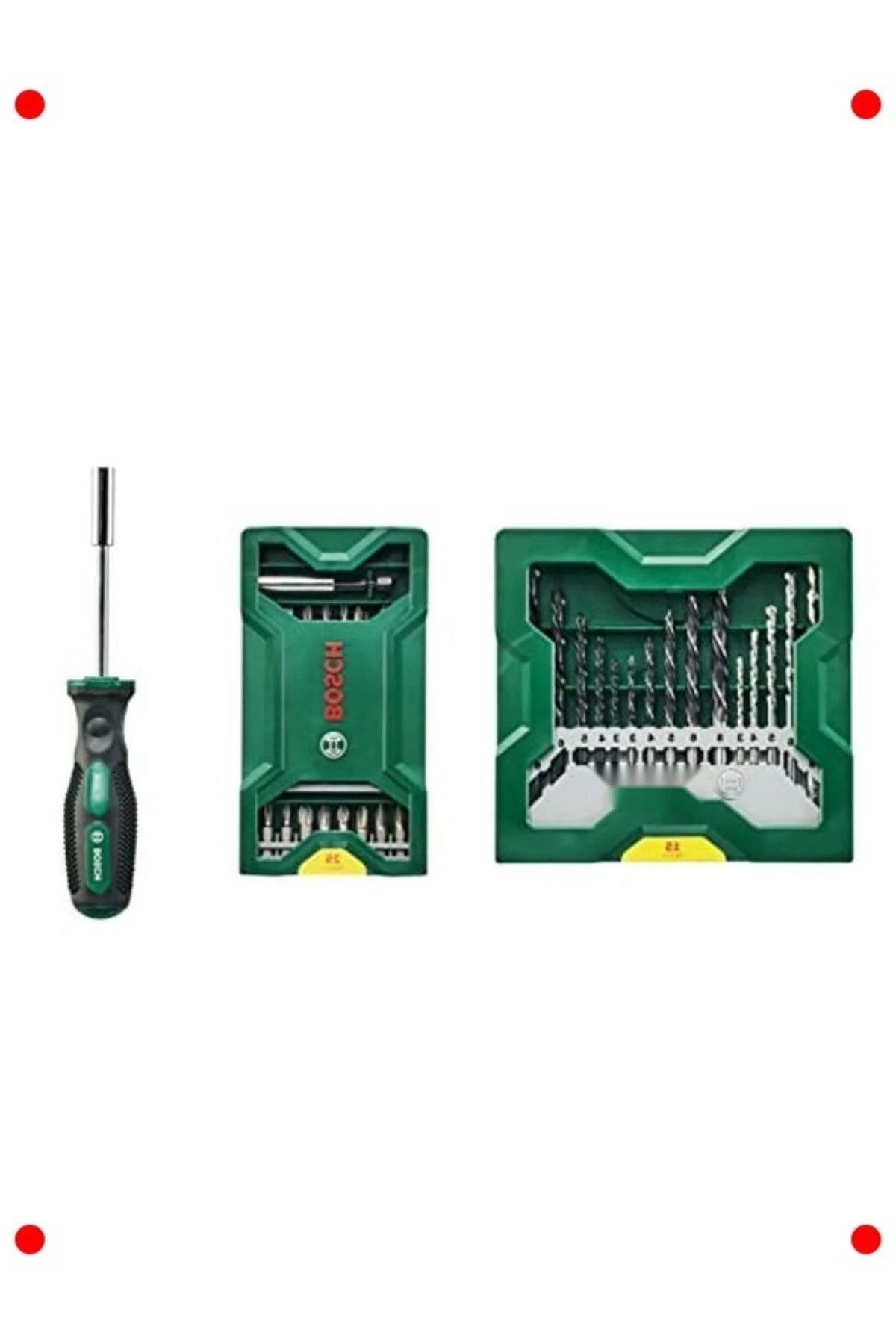 Delme & Vidalama Ucu Seti - 40 Parça ve Tornavida