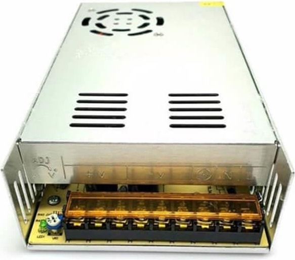 24V 15A Metal Kasa Adaptör Güvenlik Kamera Şerit LED Fanlı - 360W - Akım Koruma Devreli