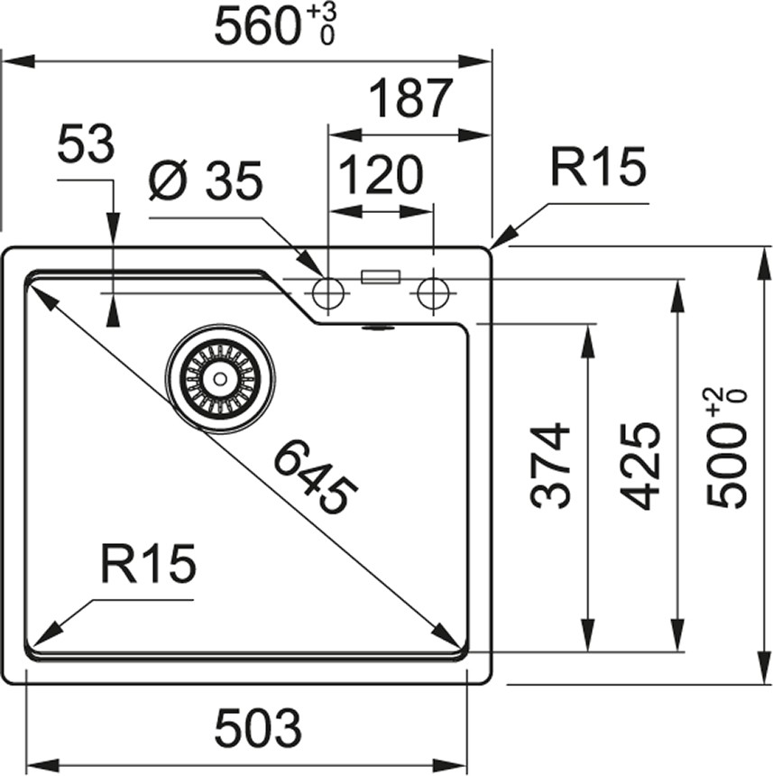 Ubg 610-56 Oyster Eviye