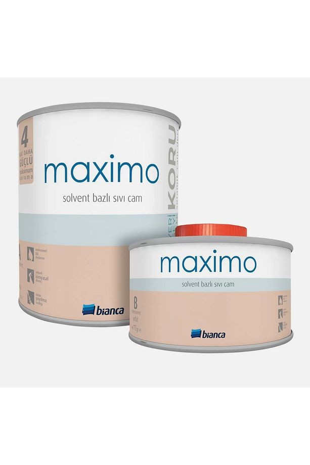 Maximo Sıvı Cam İpek Mat  500 gr (çift kompenant)