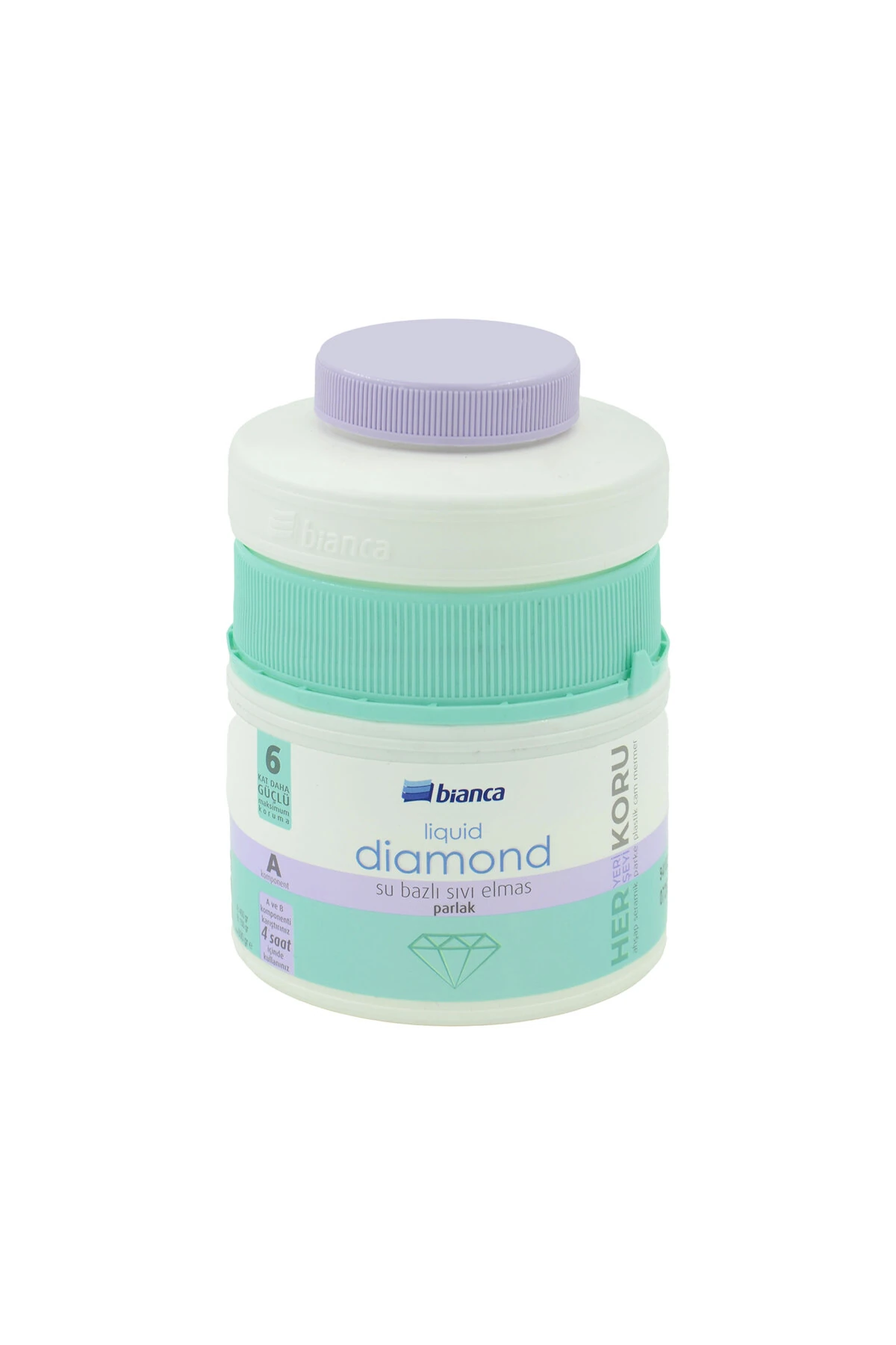 Liquid Diamond (Sıvı Elmas) Parlak Su Bazlı Vernik 600 ml