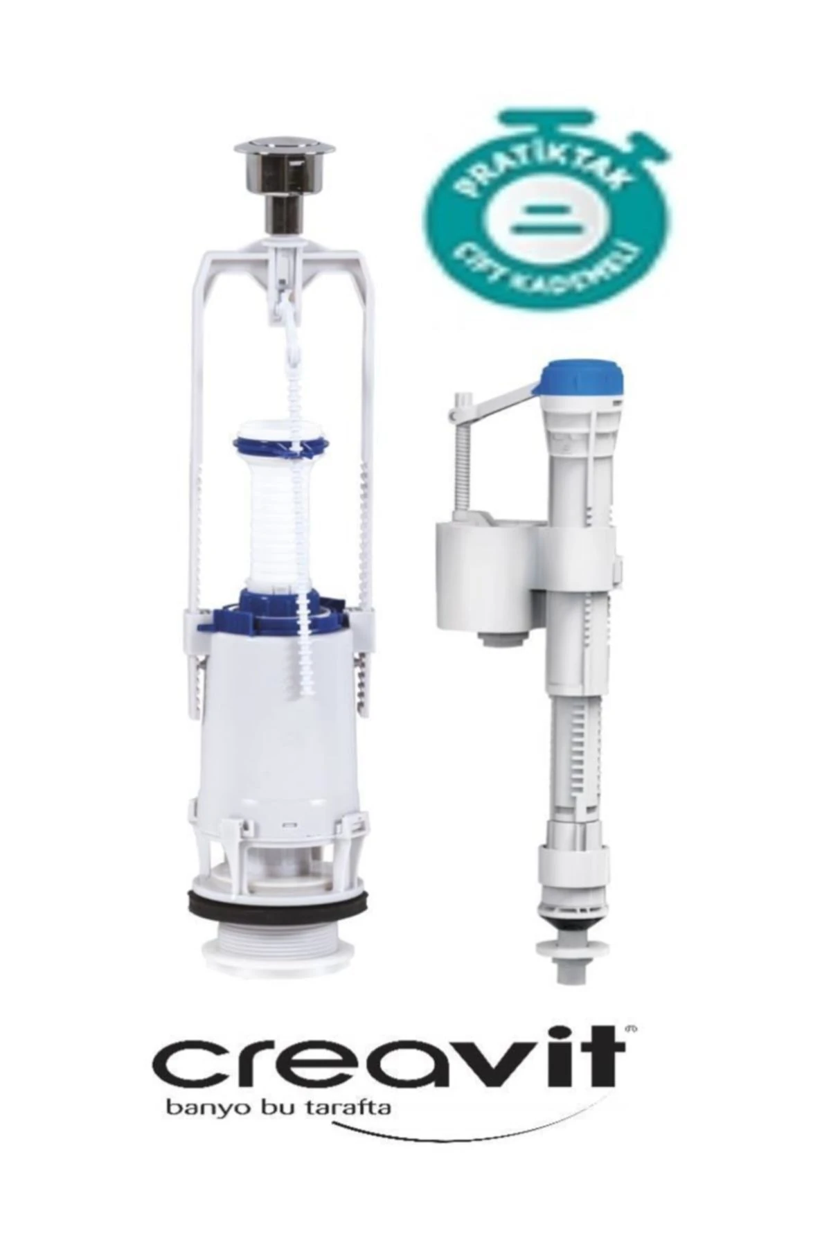 CREAVİT BASMALI SÖK-TAK KLOZET İÇ TAKIM IT5360-1