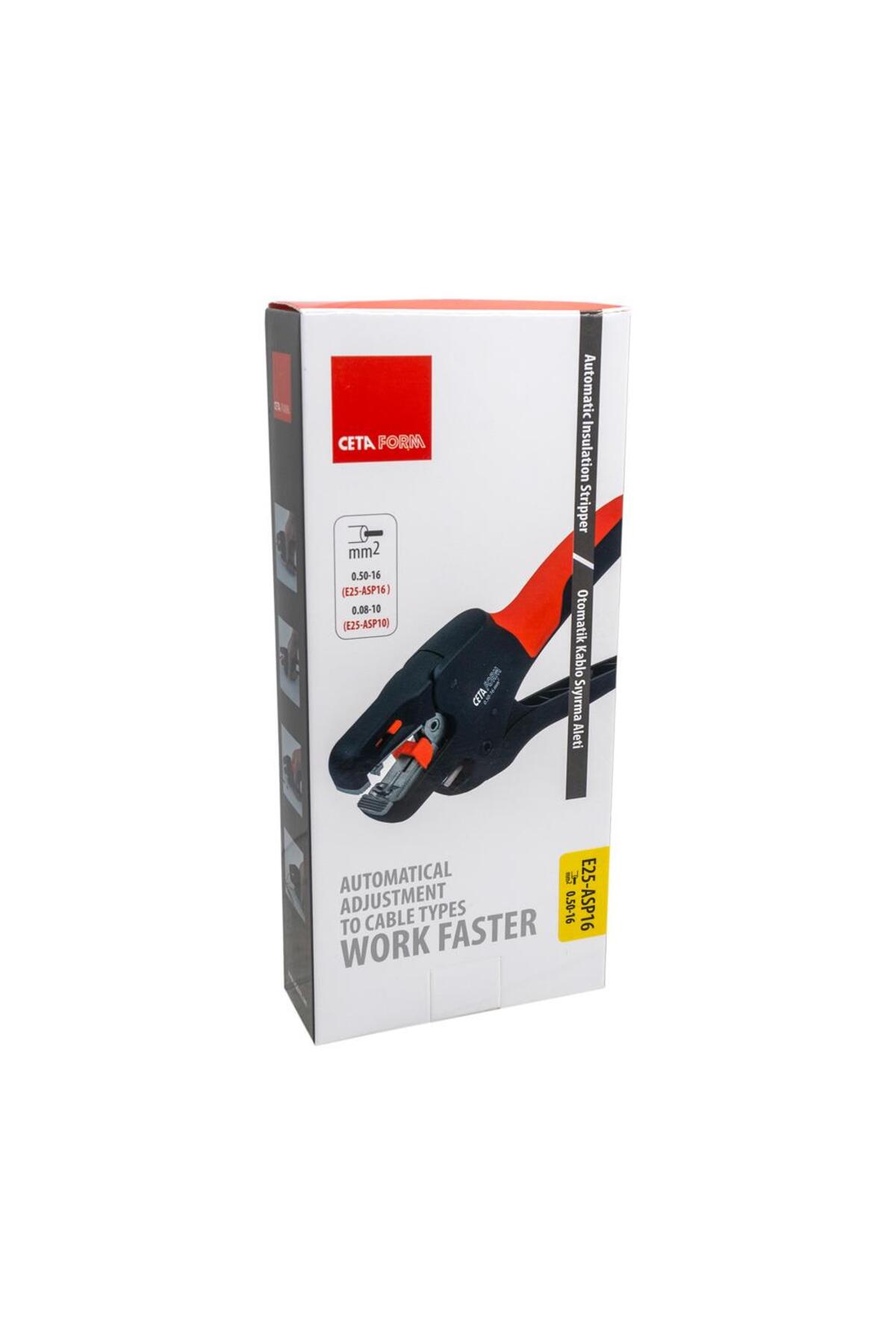 E25-asp16 Otomatik Izoleli Kablo Sıyırma Aleti 0.05-16mm²