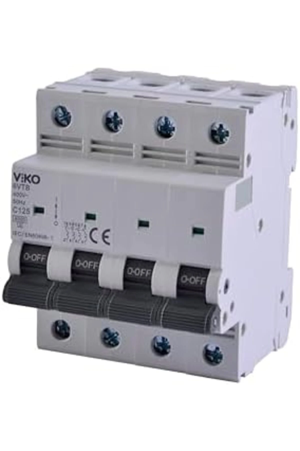 6VTB-4C125 Otomatik Sigorta 6KA C Tipi 4 Kutup 125A Trent&Co 1166718